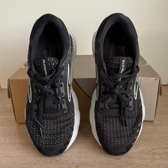 Brooks Glycerin GTS 20 Black/White Women Running Sneakers - SZ 8 - Picture 6 of 14
